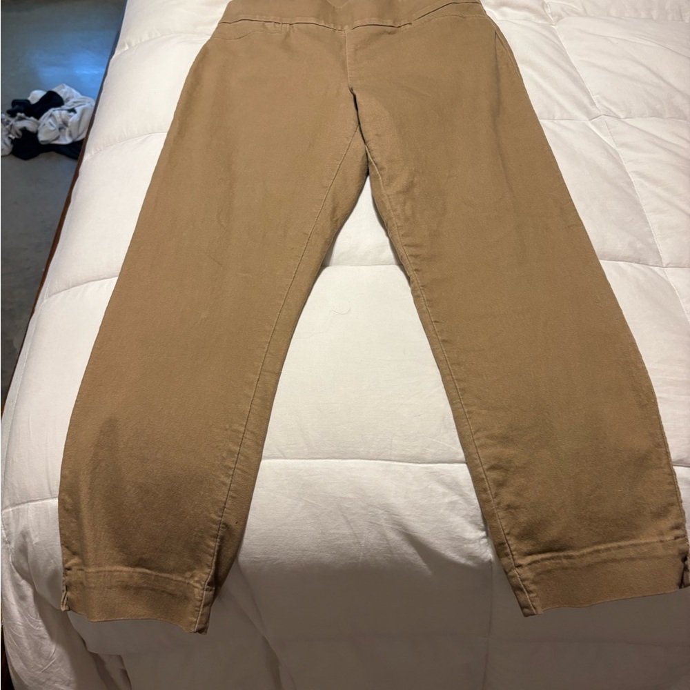 St. John's Bay Light Brown Ankle Pants